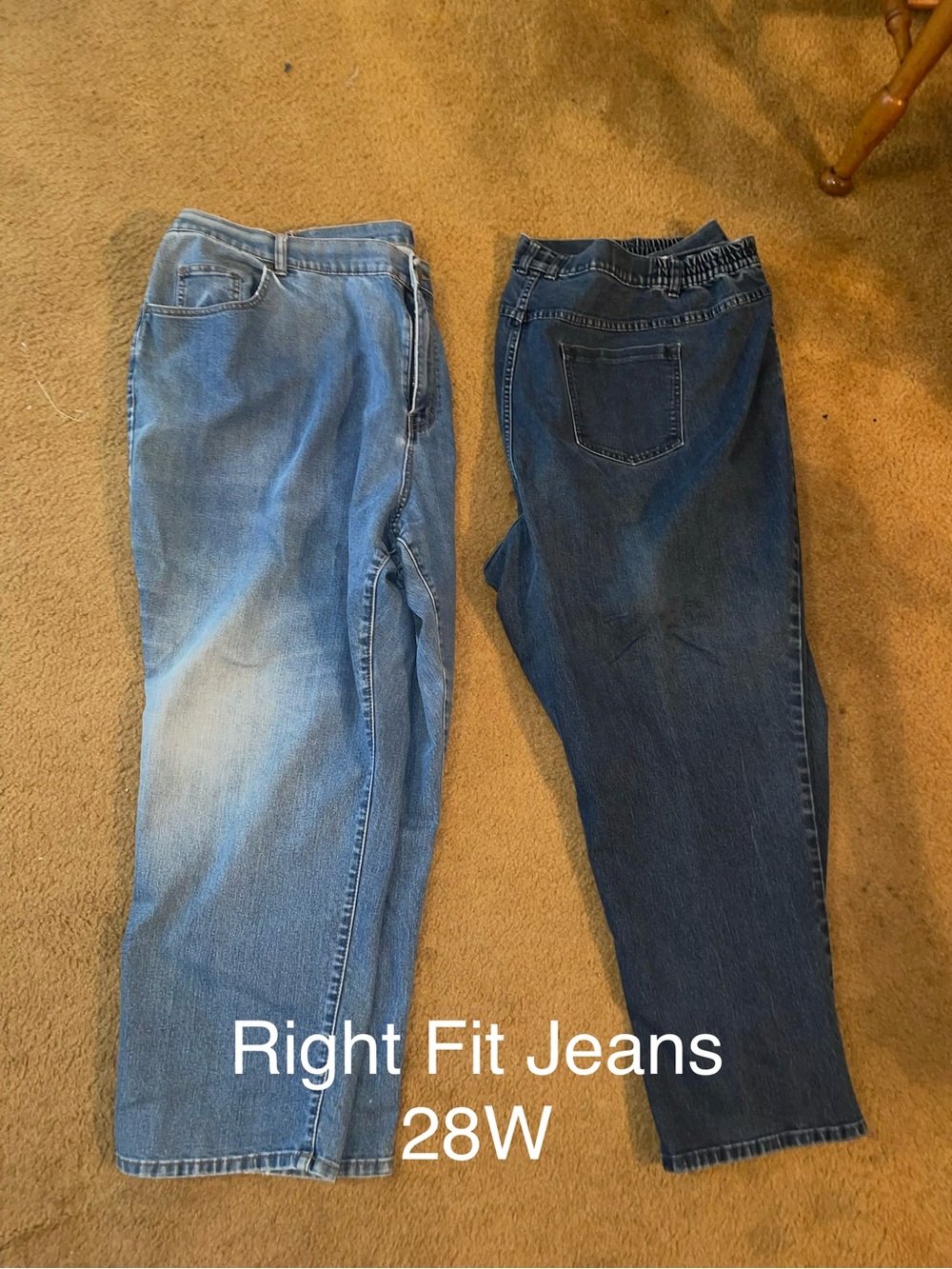 Plus size Women’s Right Fit Jeans - Blue